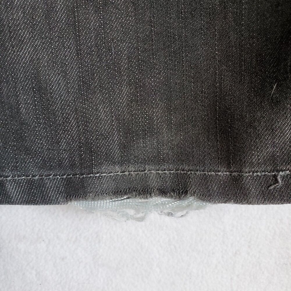 Blue Rag Jeans Mens Size 36 Charcoal Black Denim Distressed Streetwear Casual - Picture 14 of 16